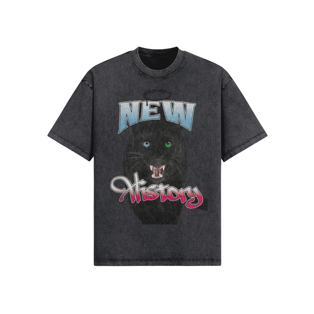 NEW HISTORY SNOW WASH PANTHER PARTY TEE (MADE TO ORDER)